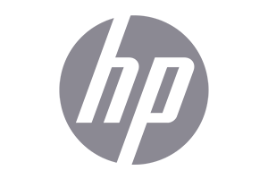 hp logo grey